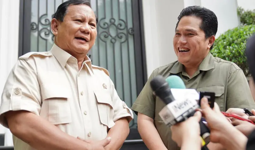 Erick Thohir Mengekspresikan Dukungannya terhadap Prabowo