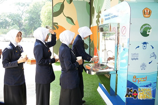 Unpad Mengubah Merek Keran Air Siap Minum Jalatista Menjadi Cikahuripan