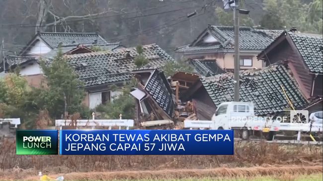 Gempa Jepang Menewaskan 57 Orang