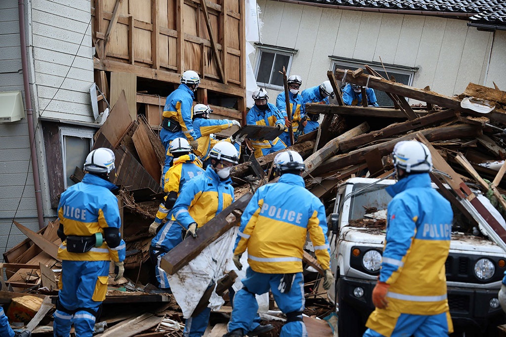 Lebih dari 100 Orang Tewas Akibat Gempa Bumi di Jepang, Upaya Pencarian Korban Terus Dilakukan