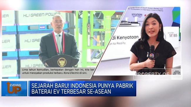 Sejarah Baru! Indonesia Kini Memiliki Pabrik Baterai Kendaraan Listrik Terbesar di Asia Tenggara