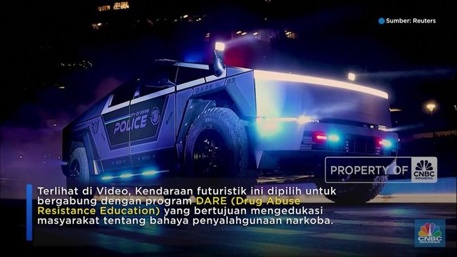 Heboh! Truck Cyber Diubah Menjadi Mobil Polisi AS