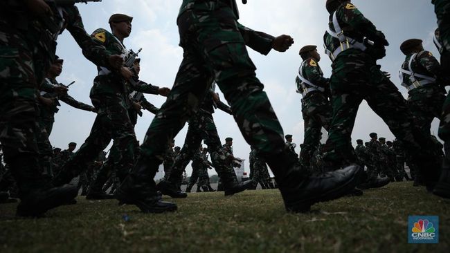 Persiapan Prajurit dan Alustista yang Gagah Menyambut HUT TNI